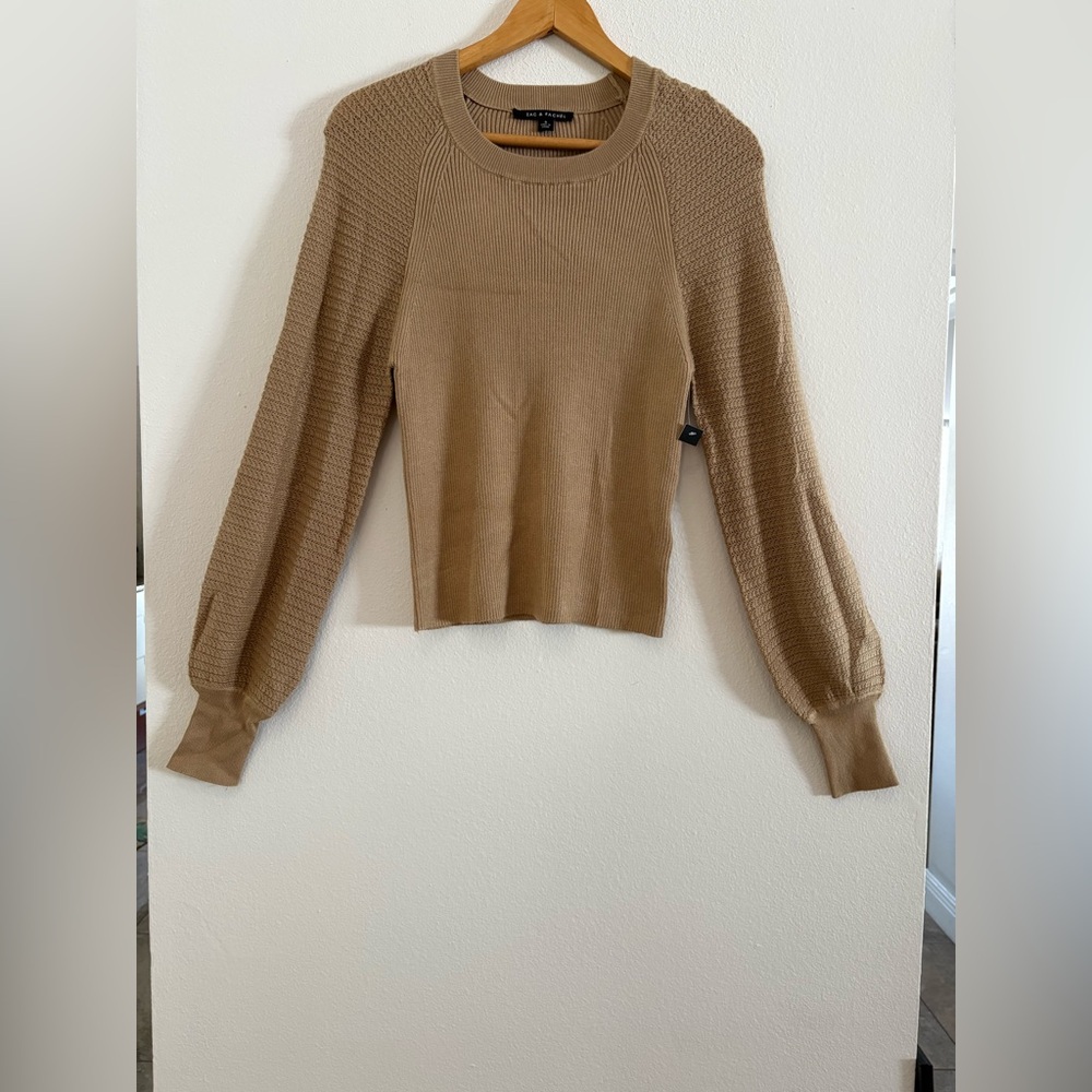 ZAC & RACHEL COFFE SIZE S  Tan Sweater